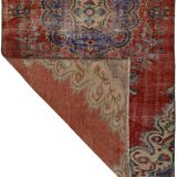 Turkish Anatolian Handmade Vintage Area Rug 246 cm x 130 cm