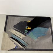 Italian Wool Rug in Modern Abstract Design, 1980s