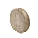 Mid-century modern travertine solifleur vase, Cerri Nestore, Italy, 1970s