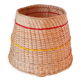 60s rattan lampshade