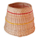 60s rattan lampshade