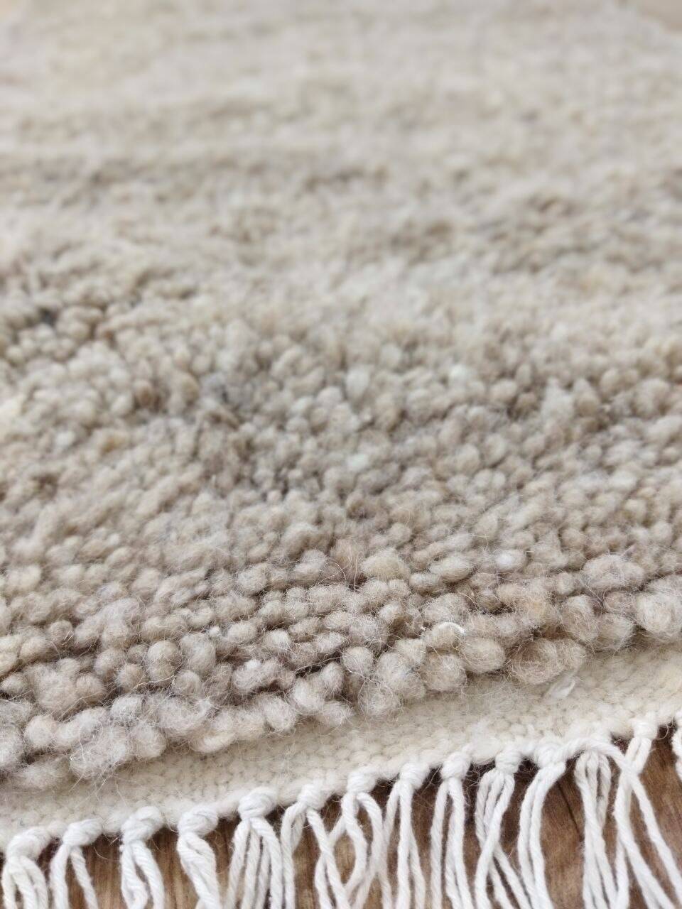 Handcrafted Moroccan Berber Rug 138 X 62 CM