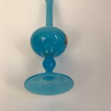 Blue opaline soliflore, Made in Italy