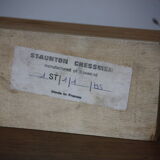 Wooden Staunton chess game