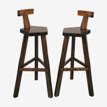 Pair of high stools