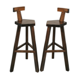 Pair of high stools