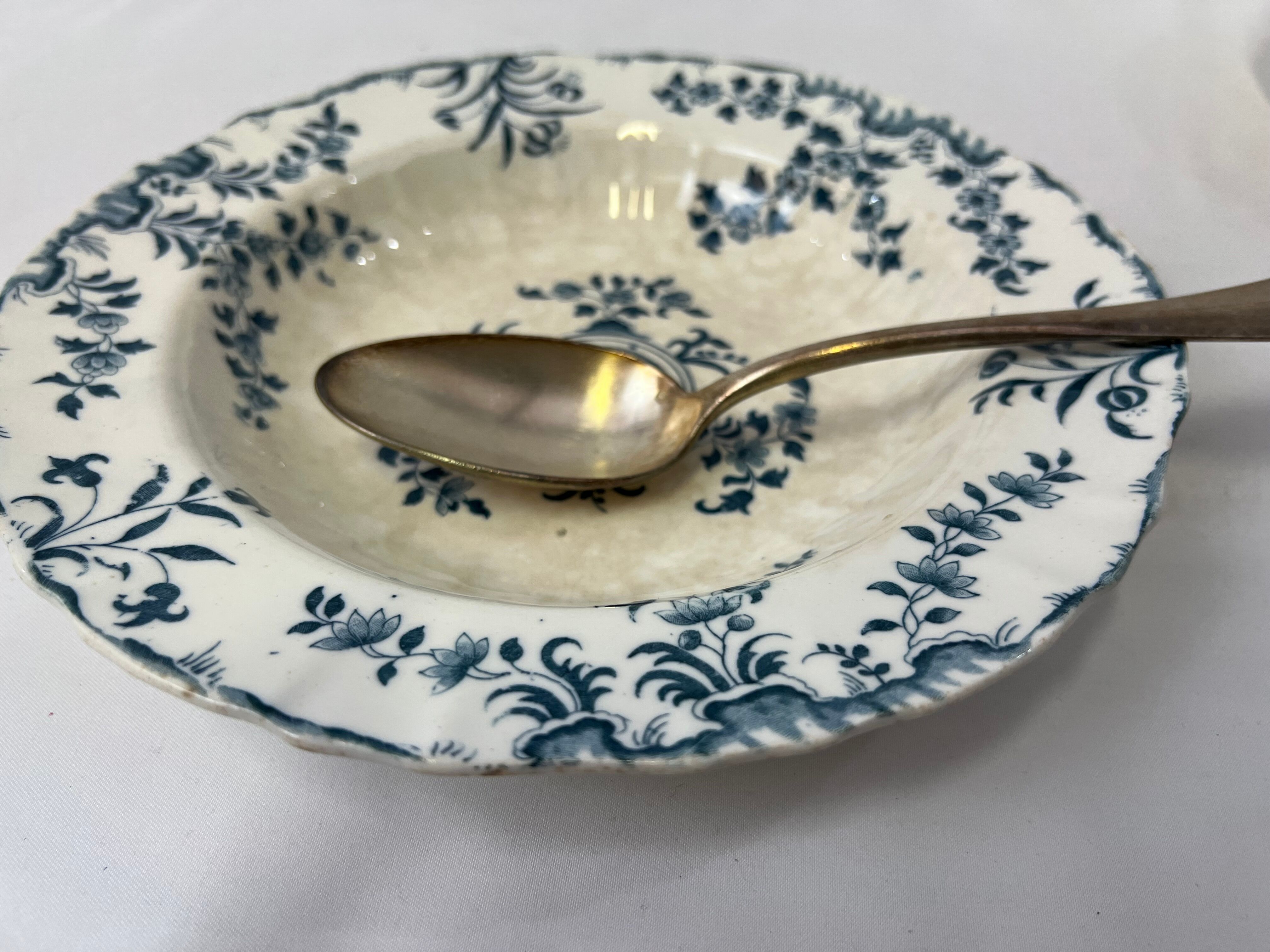 5 hollow plates Minton Montrose 19th