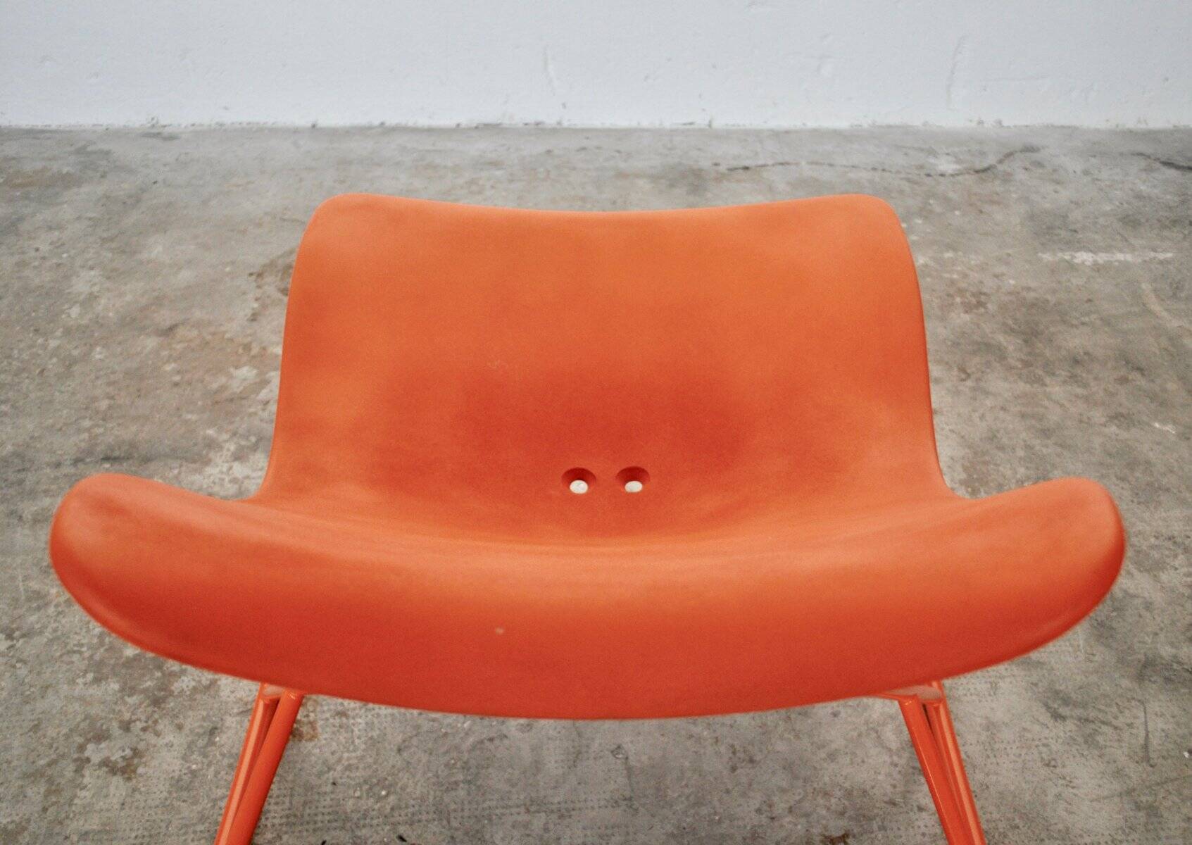 Chaise à bascule en métal et polyuréthane de Sintesi, Italie, 2010