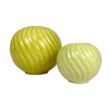 Rare pair of mid-century modern vases by Gunnar Nylund, Rörstrand, Sweden, 1940s.