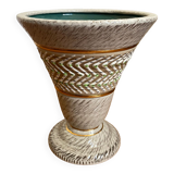 Ceramic vase signed Breugnot