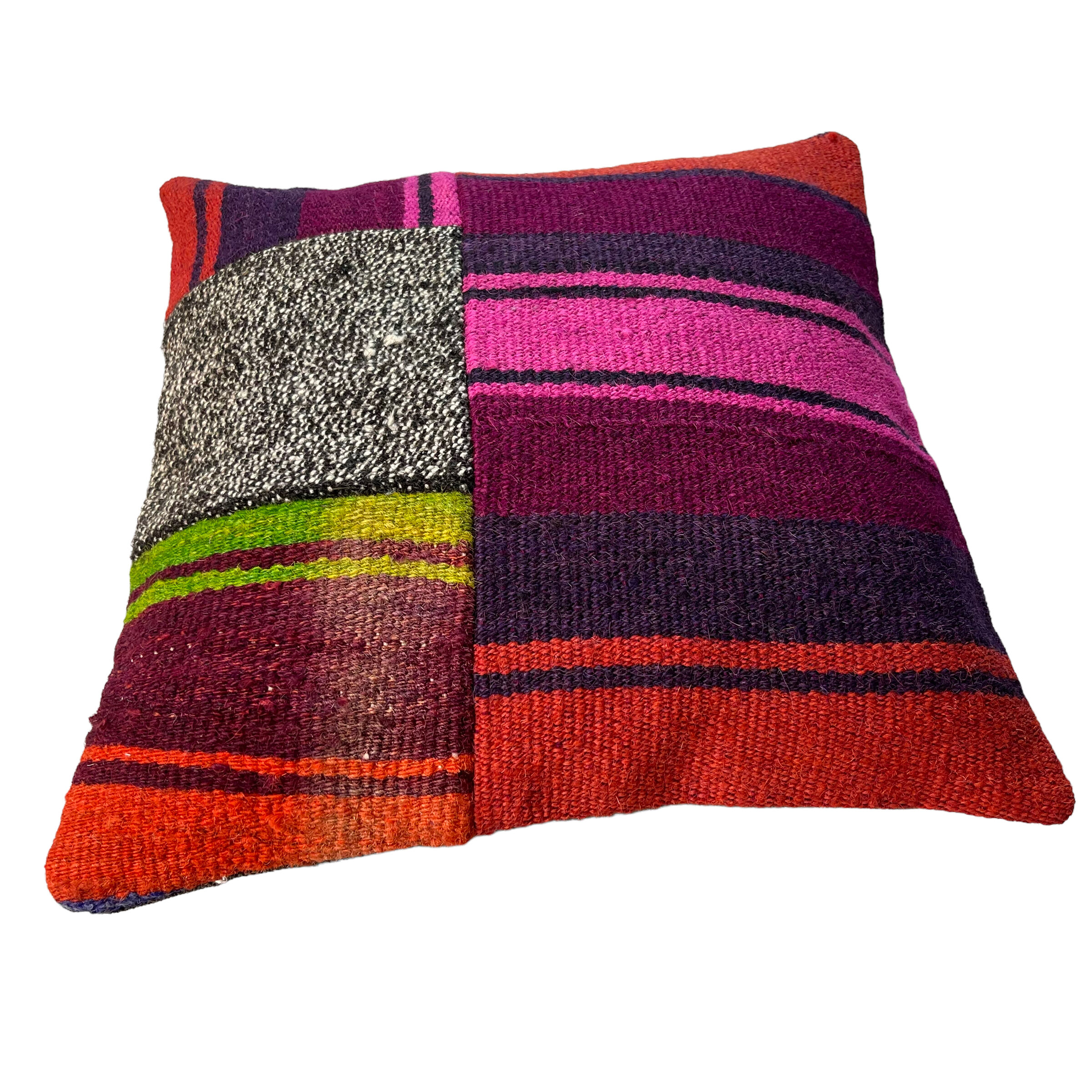 Housse de coussin kilim turc vintage 40 x 40 cm