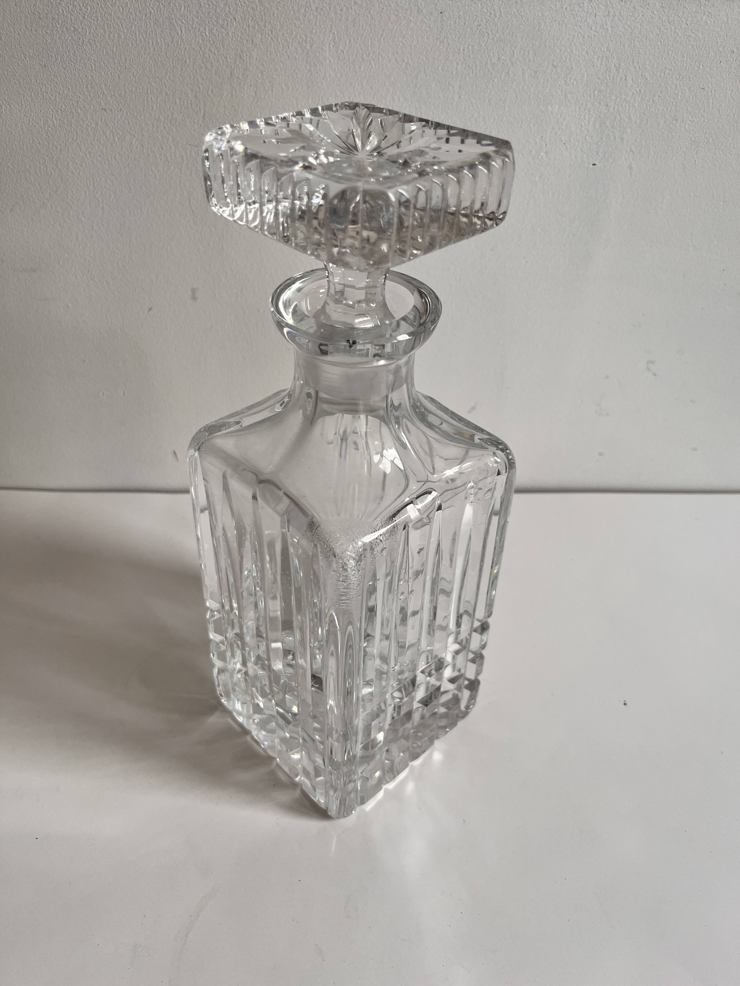 Crystal whisky decanter