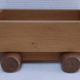 Large wooden train stamped Wog Austria