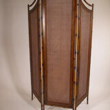 Screen fake bamboo in caning of Wicker France 1950