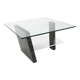 Italian marble and glass coffee table Ca.1970