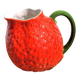Strawberry jug barbotine Italy