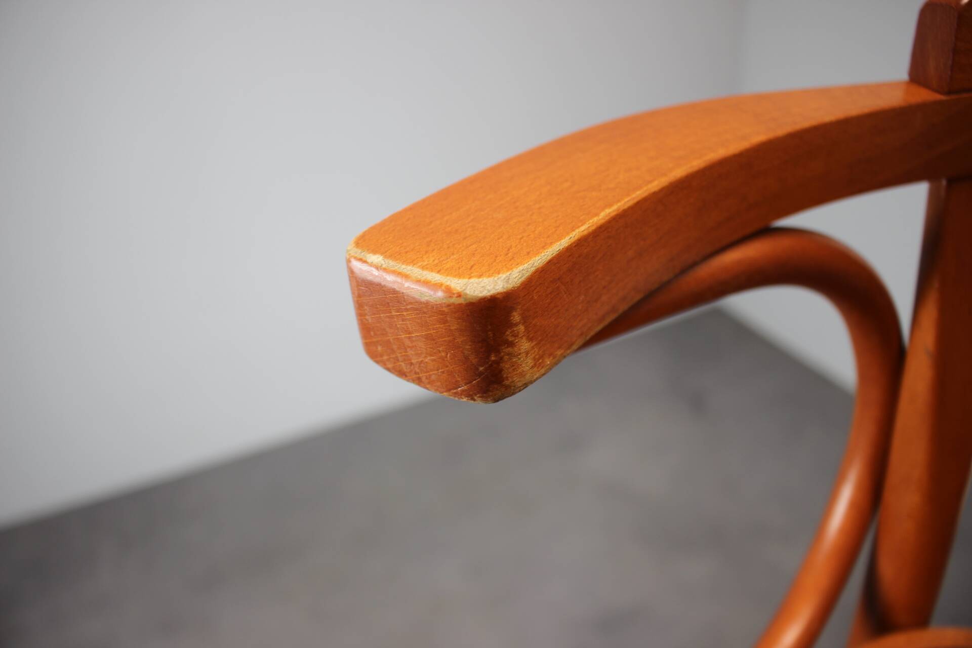 Set of 3 TON bentwood bar stools, Czech Republic, circa 1990.