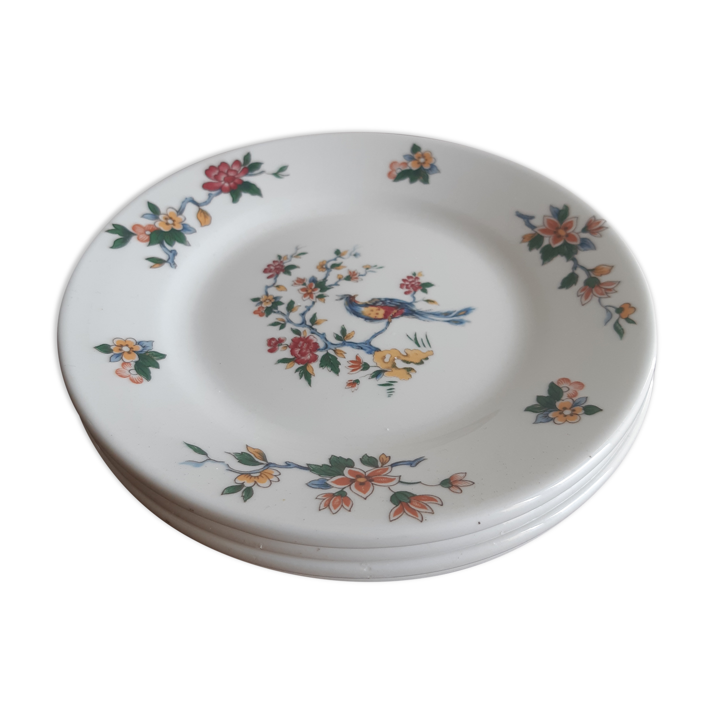 Set of 4 small plates sarreguemines