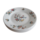 Set of 4 small plates sarreguemines