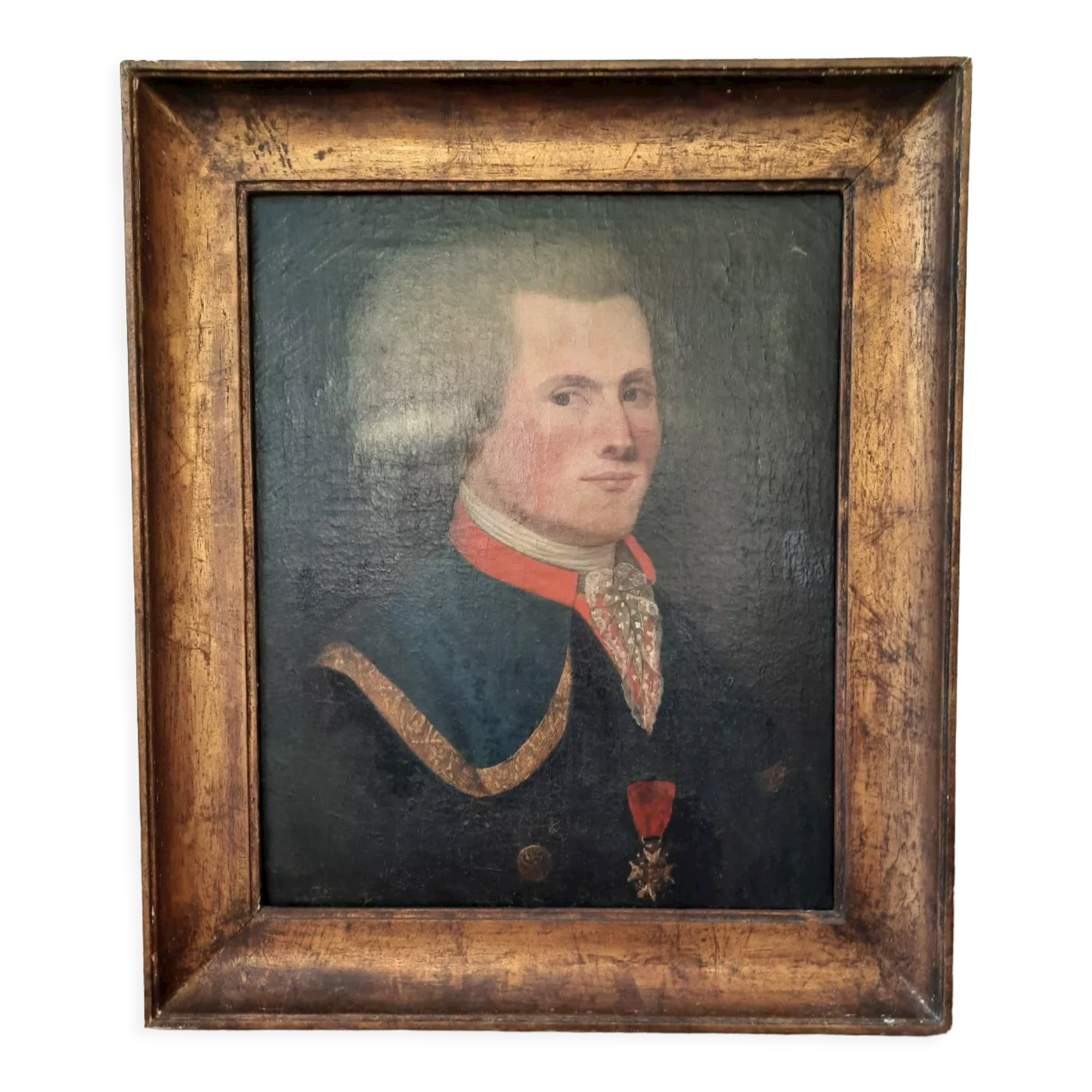 Oil portrait XVIIIth