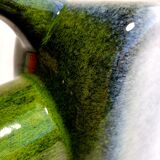 Enamelled stoneware pitcher