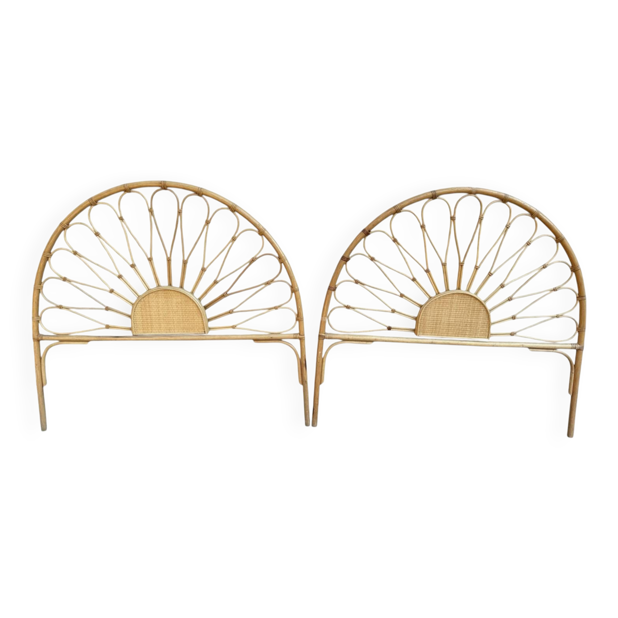 Rattan headboards from the 60s