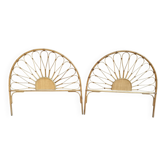 Rattan headboards from the 60s