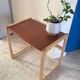 Table basse bois exotique vintage