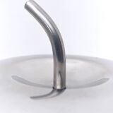 Blue Glass and Metal Ice Bucket, Italy