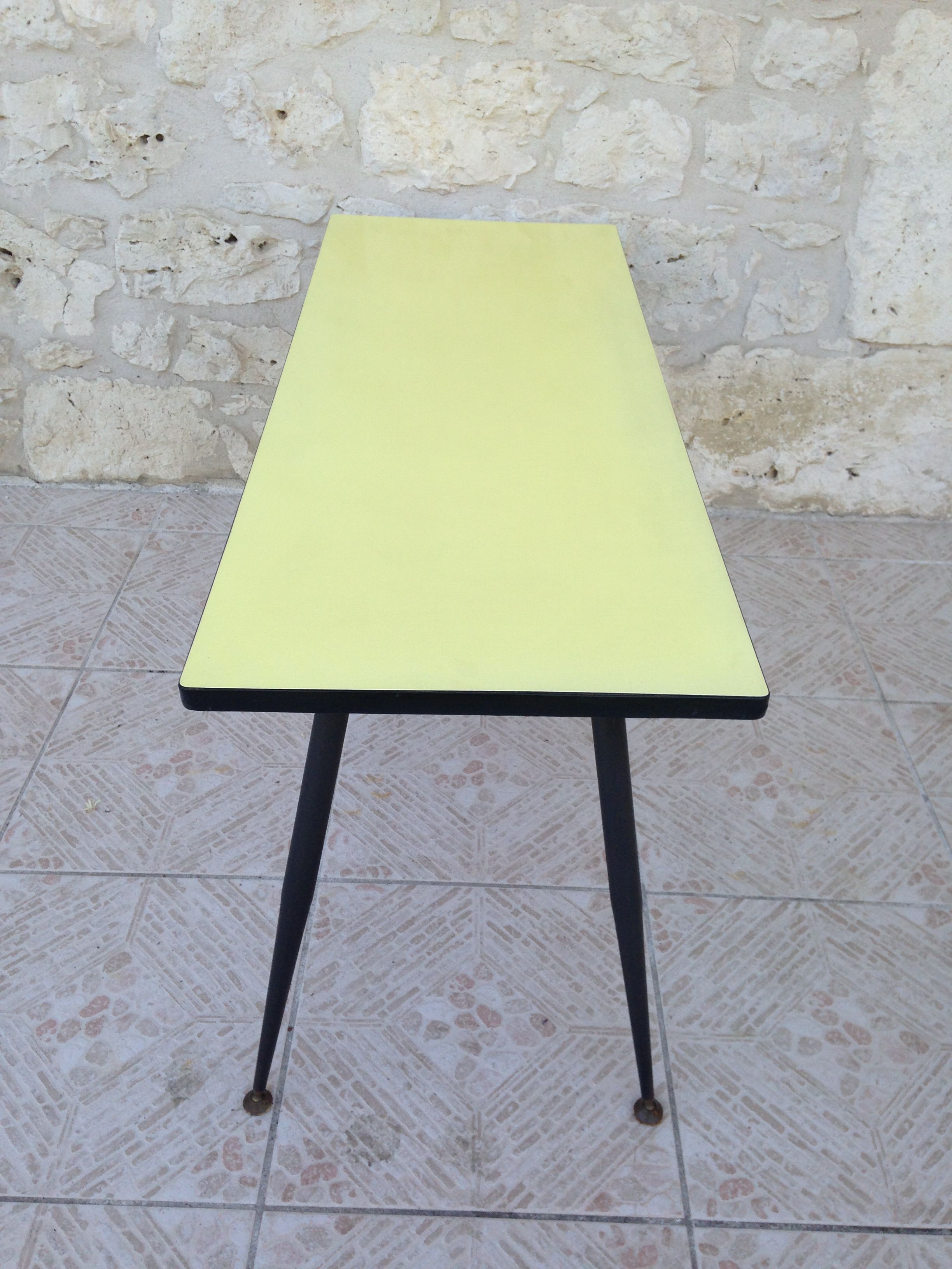 Coffee table in formica years 60/70