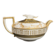 Tableware, porcelain teapot Wedgewood neo-Egyptian decor 20th century