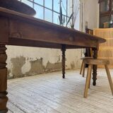 Oval farmhouse table 250cm pine