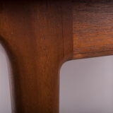 Teak extendable dining table from mcintosh, 1960