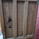 Old showcase, glass door and 4 shelves