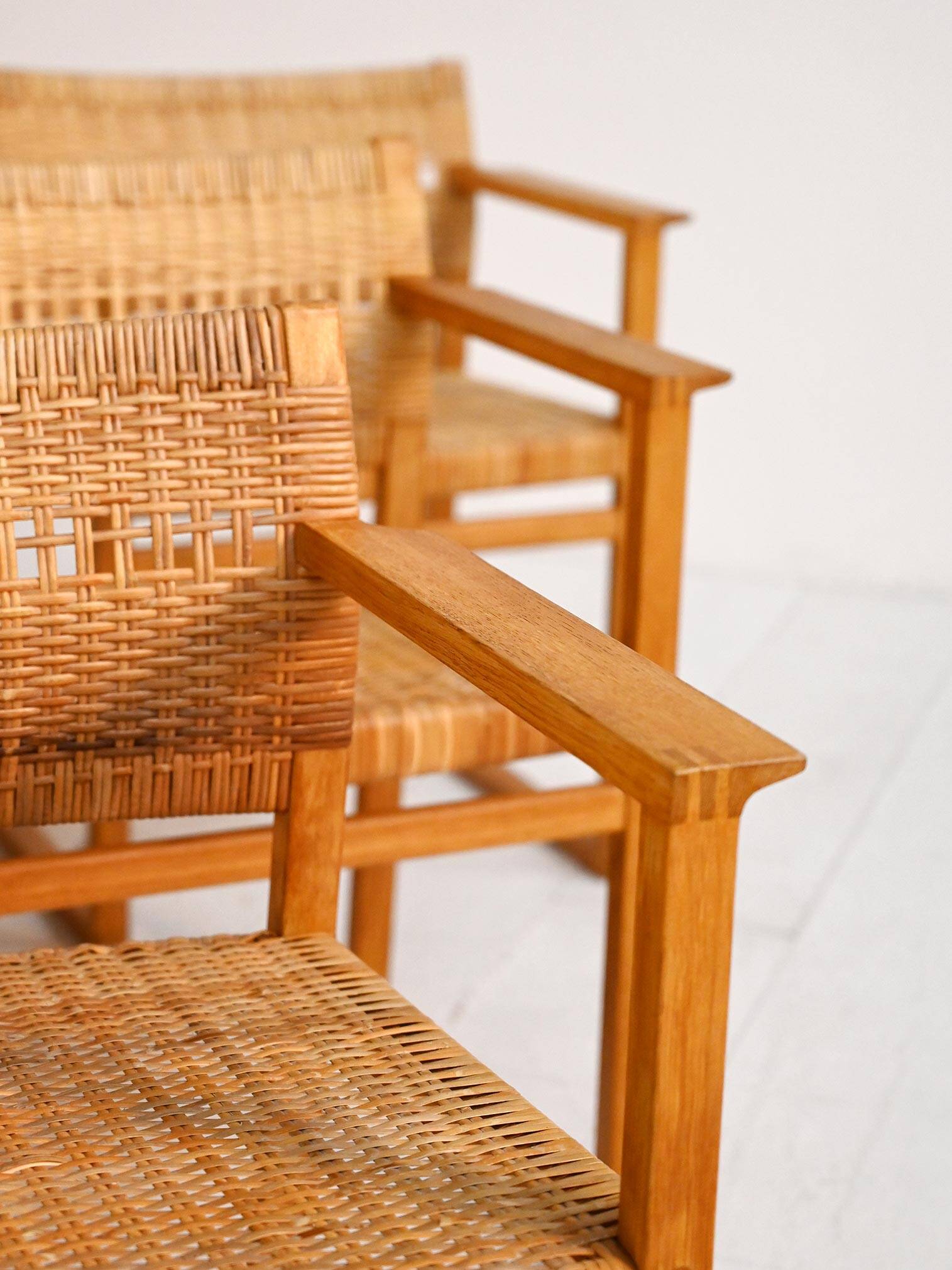 “BM62” Chairs by Børge Mogensen Lauritsen 1950s