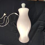 Vintage Kostka table lamp in cracked ceramic without lampshade, France 1960-1970