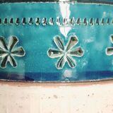 Ceramic roller vase, Italy 1970