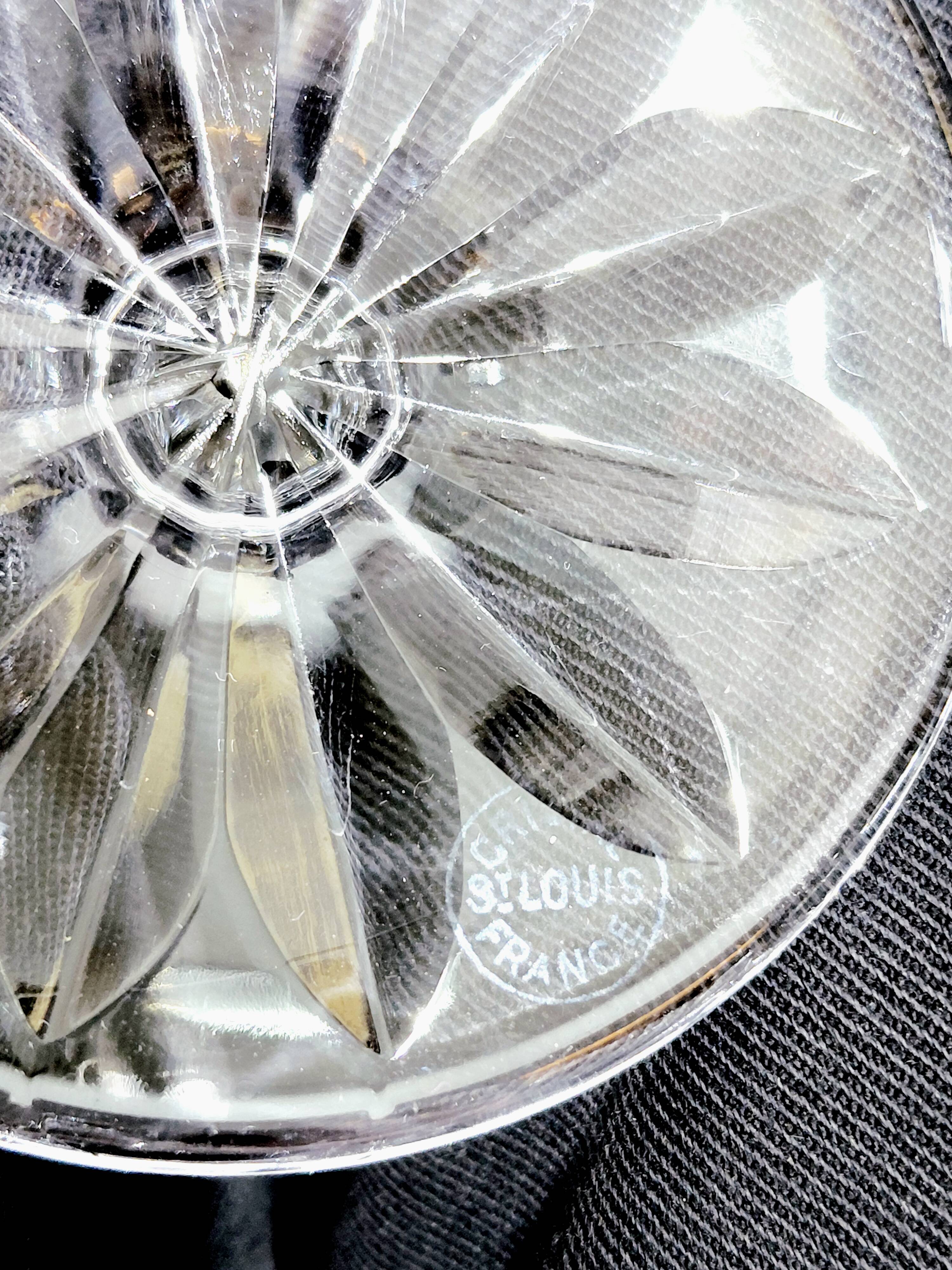 11 CHAMPAGNE FLUTES ST LOUIS CAMARGUE MODEL