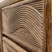 Vintage rattan and bamboo sideboard, 1970