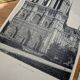 Printed in 1906, Notre-Dame Cathedral, Paris.