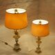 Paire de lampes Médicis style Maison Jansen.