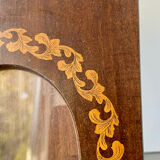 Cadre photo en bois art nouveau, en bois intarsia 20 cm x 15 cm