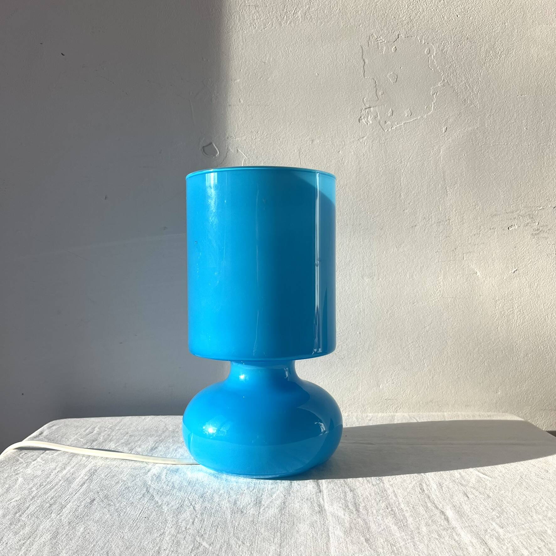 Blue table lamp LYKTA (vintage IKEA)