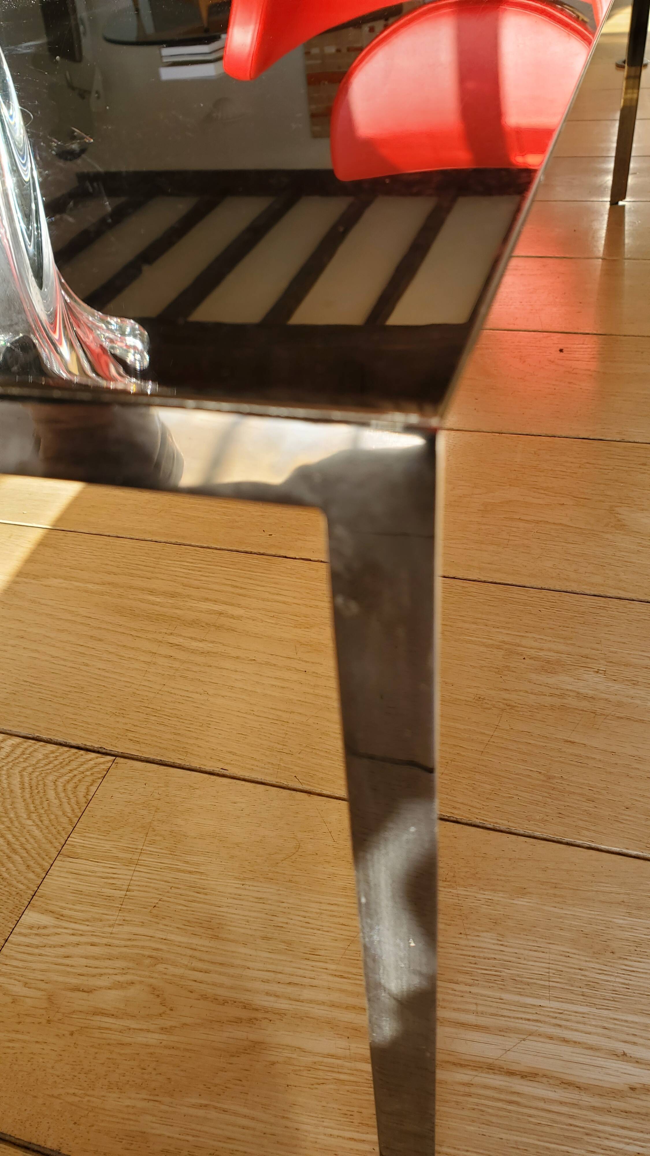 Steel coffee table, year 2004