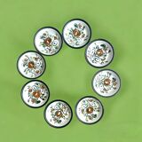 Set of 8 Boch La Louvière soup plates - Argenteuil series