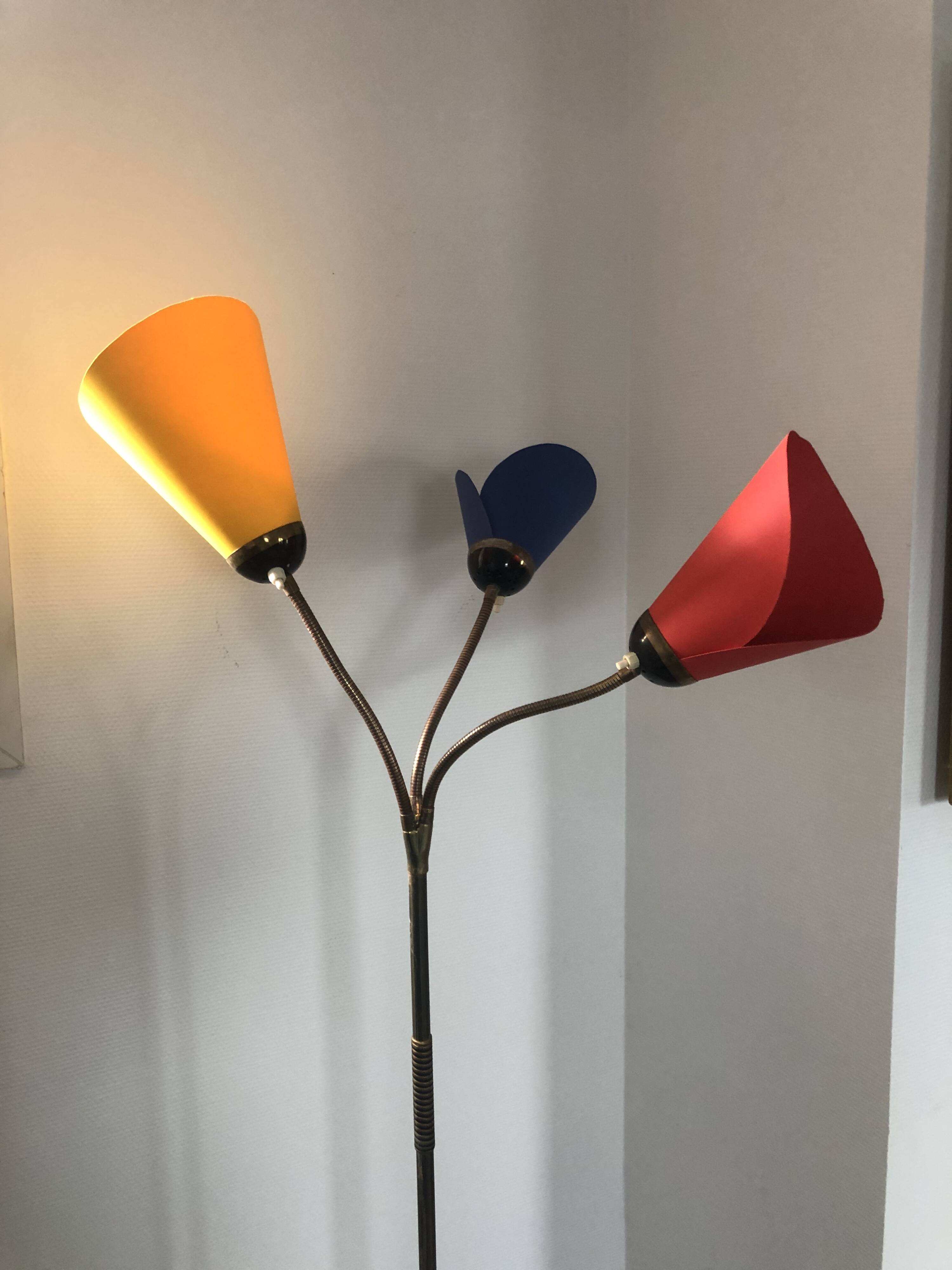 vintage 1960s floor lamp