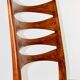 Danish vintage chairs blue turquoise vintage - set of 4 - great set