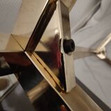 Hollywood Regency style side table, in the style of Dewulf for Belgo Chrom