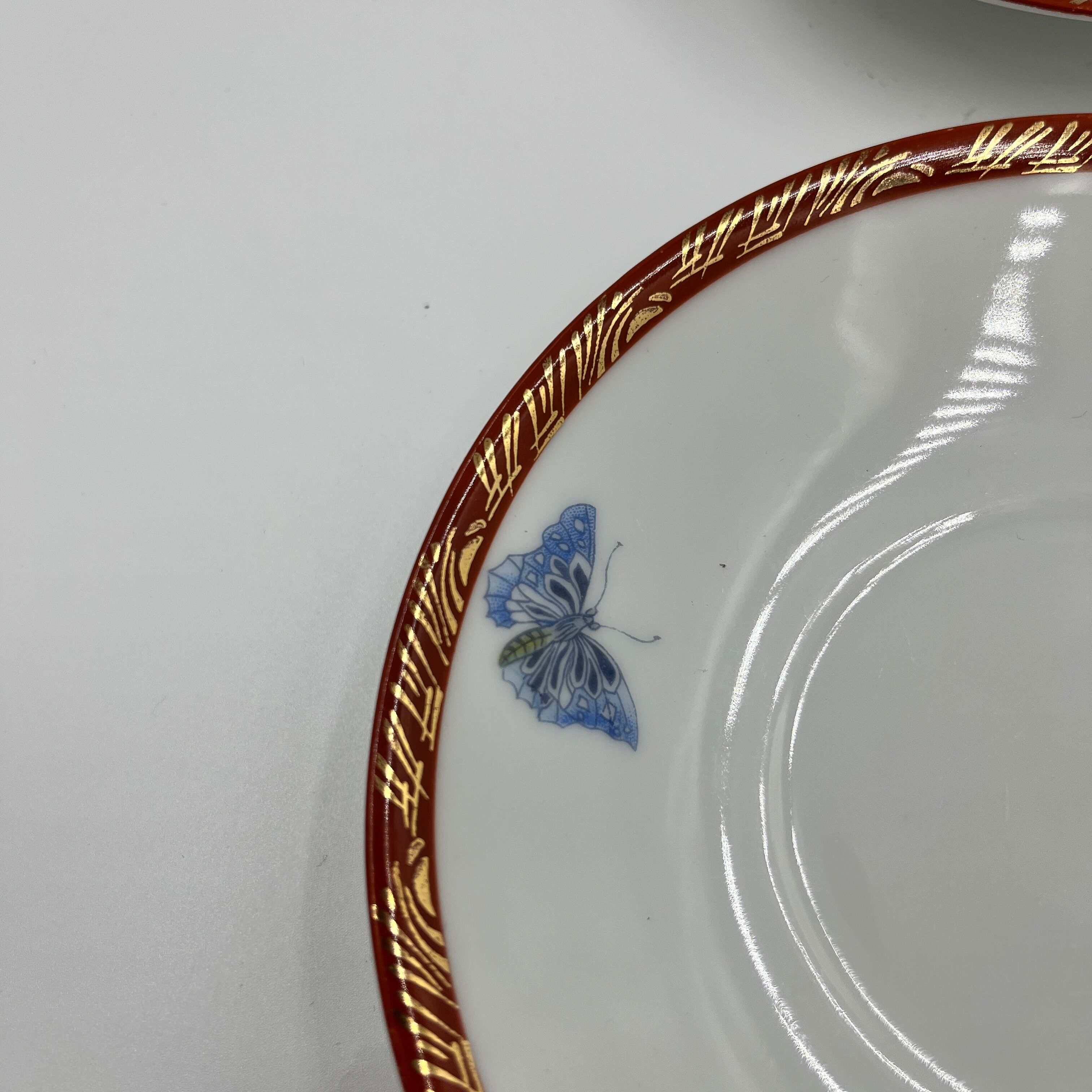 Set of 5 sub-cups Bavaria Japanese décor