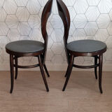 Pair of vintage Baumann chairs model "Mouette".